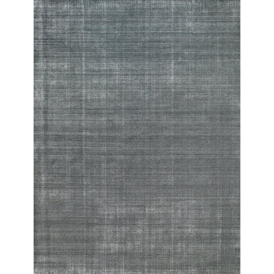 Hand Knotted Area Rug in Blue/White