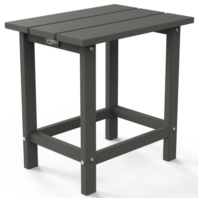 HDPE Patio Side Table by Ebern Designs