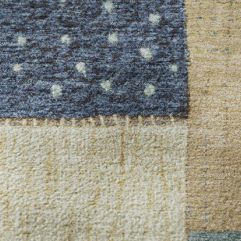 Premium Machine Washable Millbrook AMF1960 Geometric Rug, Round 8'