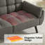 3 Seater Linen Blend Sofa-436866858