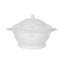 Berry & Thread Casserole with Lid - Whitewash