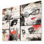 «Beautiful Face Collage», peinture-35124063-35124068