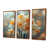 Toile avec cadre flottant brun