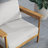 Wren Outdoor Patio Teak Wood Armchair And Ottoman Set In Natural-105239746-105239748