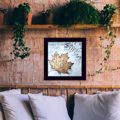"Channeling Fall 1", art mural encadré pour le salon et la maison par Britt Hallowell