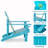 Patio Wooden Adirondack Chair With Cup Holder-1798159963
