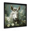 Farmhouse Donkeys Flower Charm II - âne, art mural-406051545-440079083