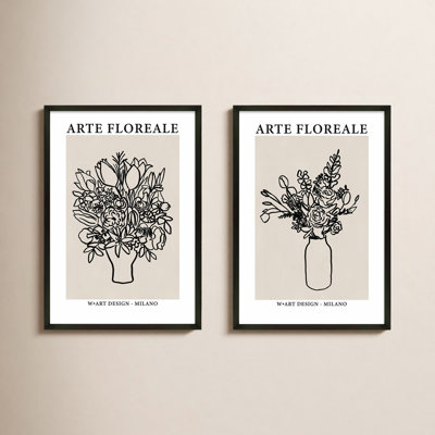 Arte Floreale 2-Piece Wall Art Set
