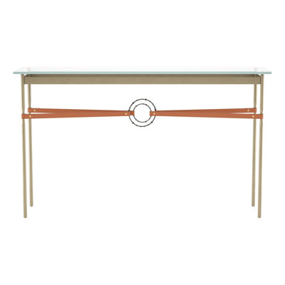 Equus 54" W Glass Top Console Table
