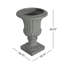 Outdoor Garden Urn Planter, Gray
