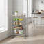Nancee 44cm W Steel Kitchen Trolley