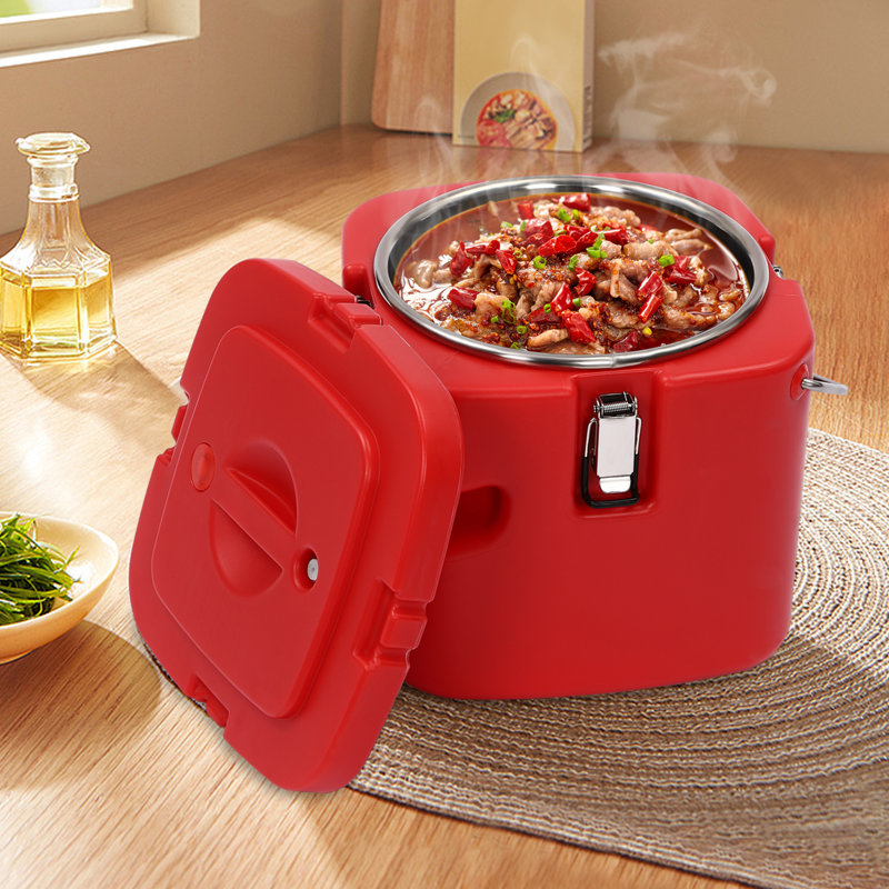 Boîte de transport en acier inoxydable 2,5 gallons OUKANING