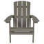 Chaises Adirondack d'extérieur en résine de polyester toutes saisons Balasi-93255224