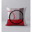 Housse de coussin décorative carrée dynamique et élégante-393473237