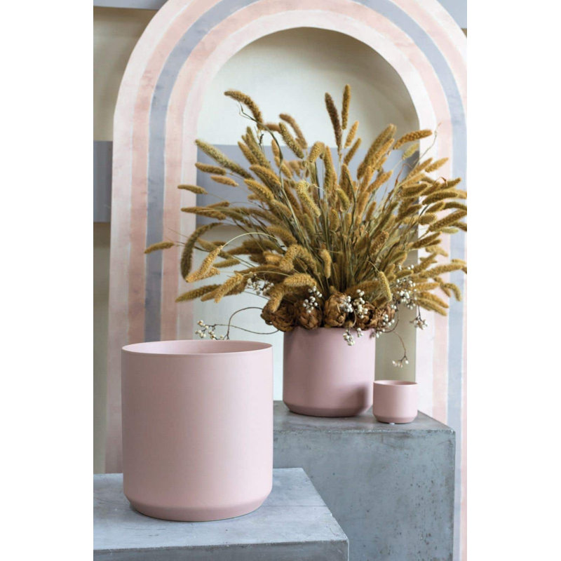 Pot à fleurs en céramique Parsons, Rose, H 2,75 po x l 3,25 po x P 3,25 po