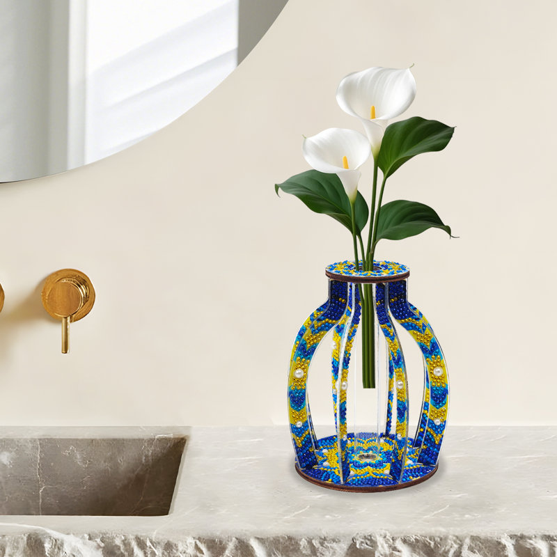 DIY Diamond Painting Vase Kit