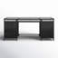 Shadow Box Glass Executive Desk