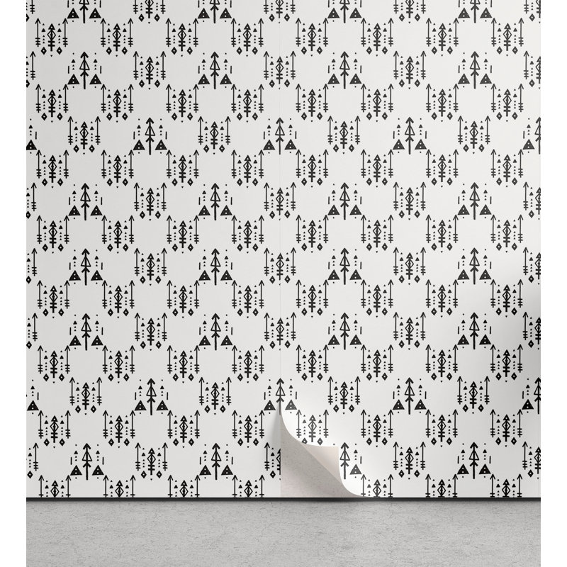 Rouleau de papier peint adhésif Henren, L 13 po x L 100 po