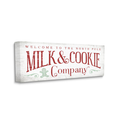 «Milk & Cookie Company», art mural sur toile par Lil 'Rue
