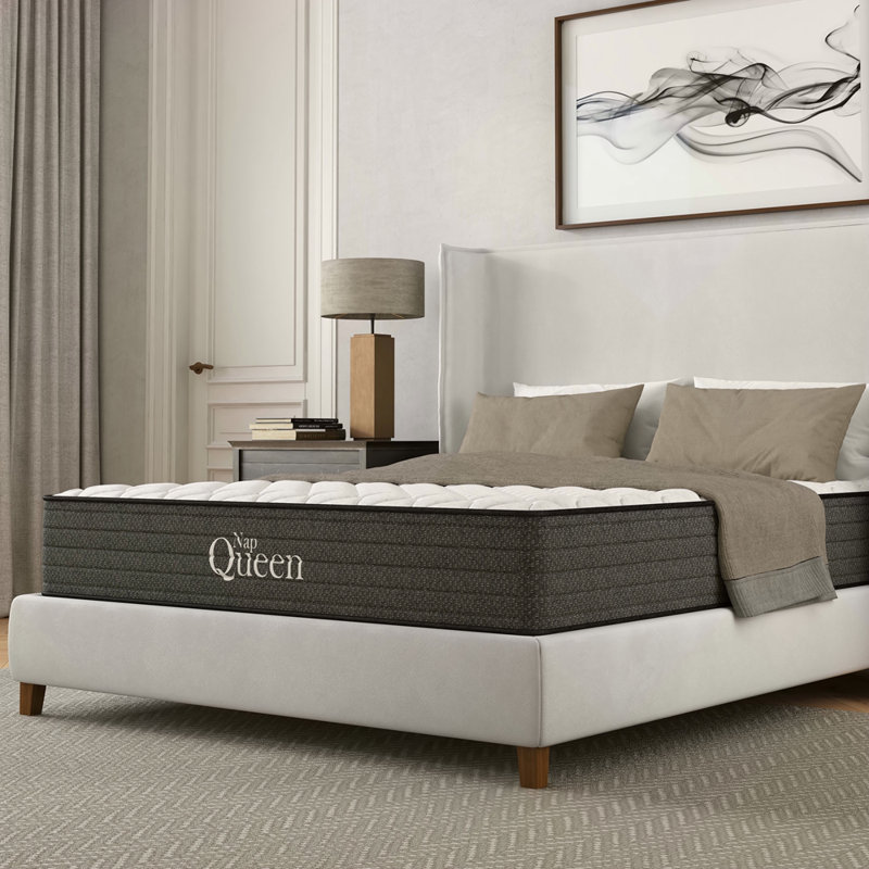 Napqueen Victoria Cooling Gel Hybrid Mattress, Certipur-US Certified, 12'', Full