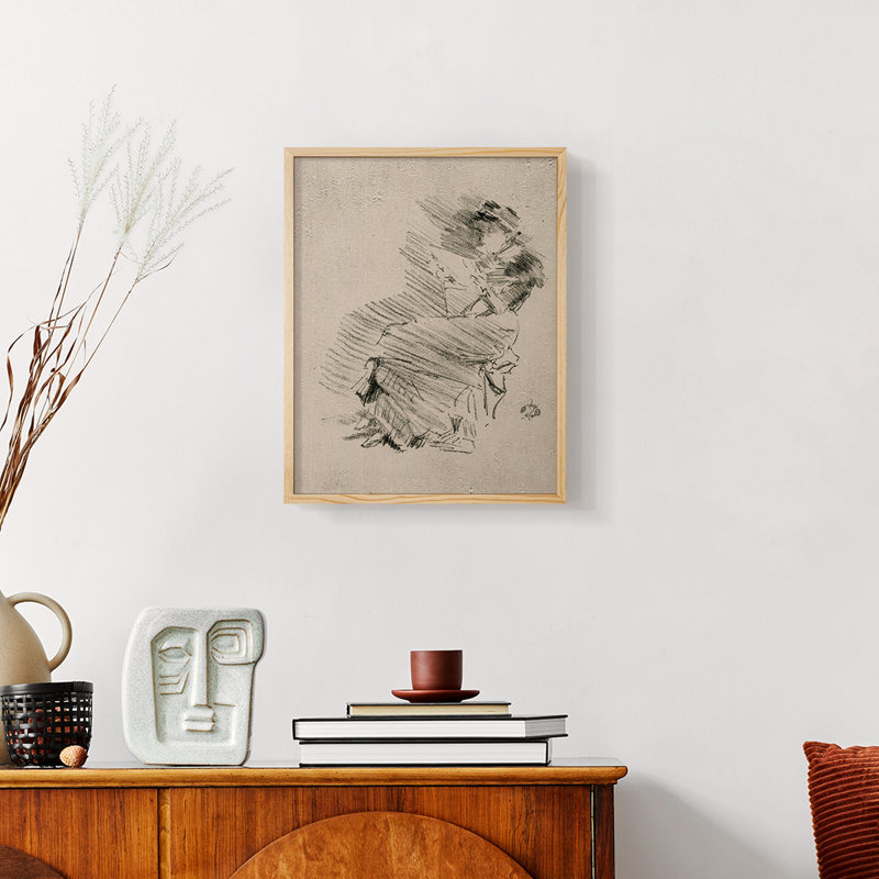 sur papier, Naturel, H 10 po x l 8 po