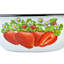 Ensemble de 2 bols en émail fraise (1,5 L + 2,5 L)