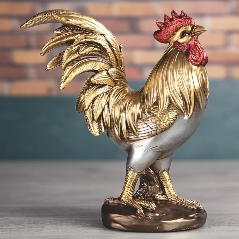 Figurine de coq 7,5 "H