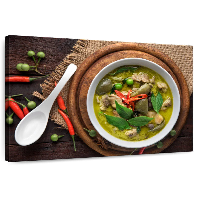 Curry vert Yarlin, H 16 po x l 24 po