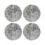Sous-verres ronds en cuir girafe-119015084