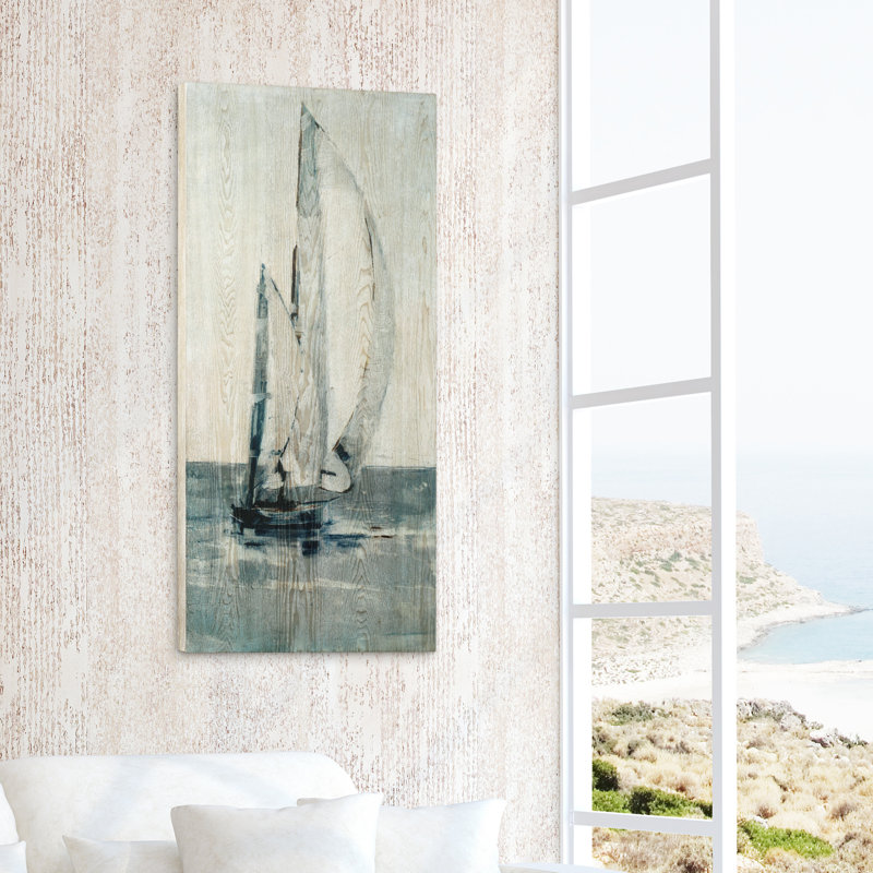 «Gray Seas II», reproduction d'impression sur bois