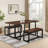 Ryver 6 - Person Trestle Dining Set-85821245