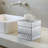 Wave Embossed Metal Tissue Box Cover-62642402