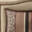 Queen Bed Red Bedspread With Geometric Leaf 5 Piece For Queen, 100%