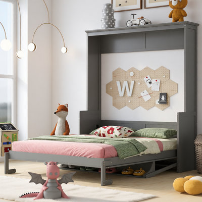 Tessio Queen Size Murphy Bed by Red Barrel Studio