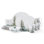 Service de vaisselle léger en porcelaine os 16 pièces Mikasa Watercolor Forest, service pour 4