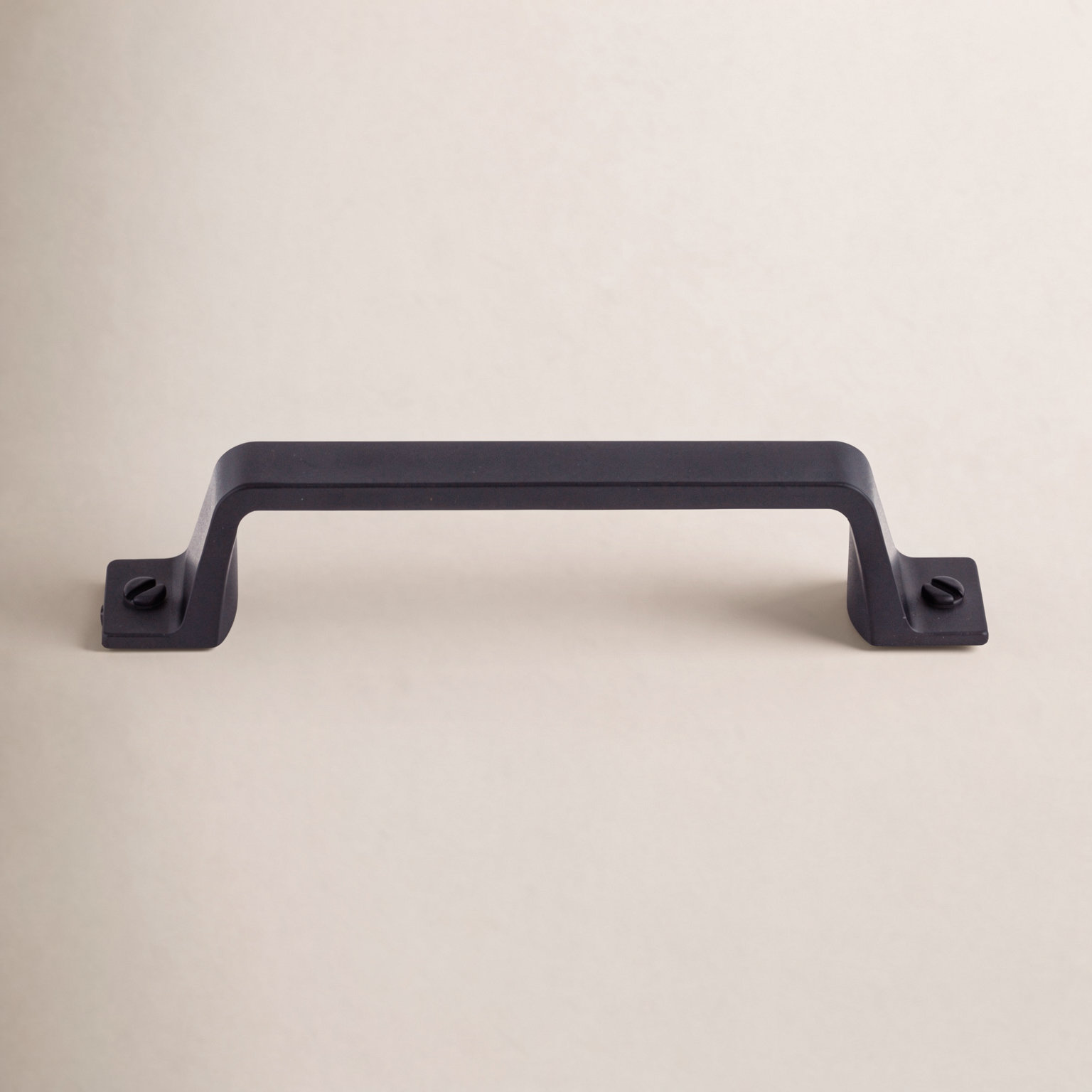 Channing Bar Cabinet Pull, Flat Black, 3 3/4" Center to Center