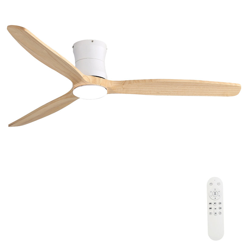 52-Inch Ceiling Fan With Light, Dc Reversible Motor, Timer (1/4/8 Hours),Light With Memory Function