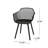 Plastic Outdoor Dining Armchair-169401524