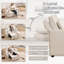 2 Seater Linen Sofa Bed-133077741