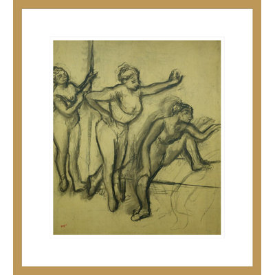 «Three Dancers» par Edgar Degas, impression giclée encadrée