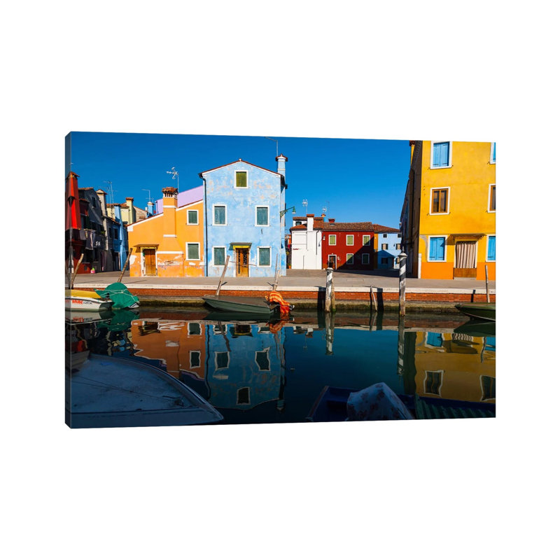 Italy, Venice, Burano by Mikolaj Gospodarek - Wrapped Canvas Print, 30.48 cm H x 45.72 cm W