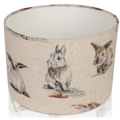 Shameka Drum Cotton Pendant Shade ( Screw On )