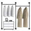 205 cm Clothes Rack