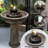 Birdbath Fountain with Lights