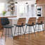 Tabouret de comptoir pivotant rembourré-2055513711