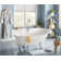 Kingston Brass Concord Single-Handle 1-Hole Freestanding Tub Faucet with Hand Shower