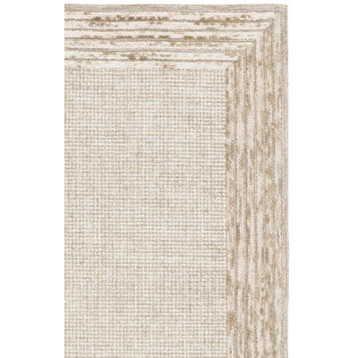 Tapis ébène vert clair / beige 425