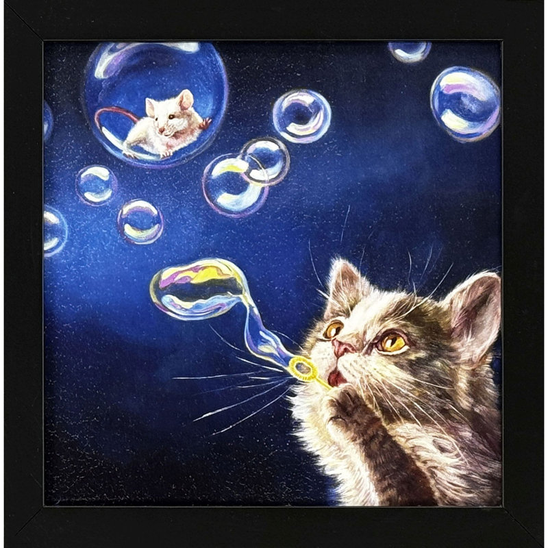 Blowing Bubbles Print by Heffernan Propac Images