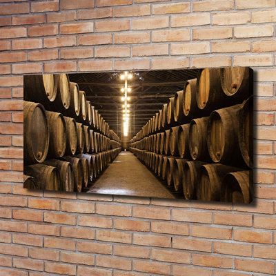 Wine Cellar In Porto - Wrapped Canvas Print