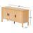 Kaplan Wood 3-Door Sideboard-1913822142